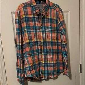 Simply Southern Multicolor Plaid Button-Down Shirt